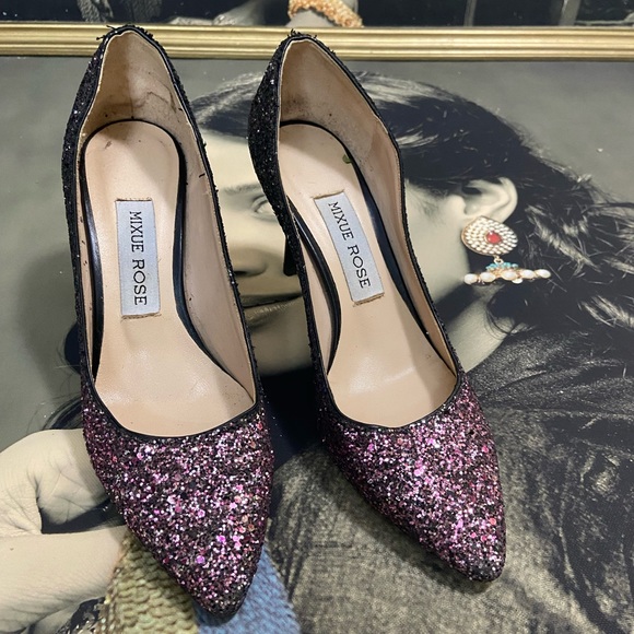 Glitter Heels. Size - 37  Measurement shown in the picture in CMS - Picture 5 of 12